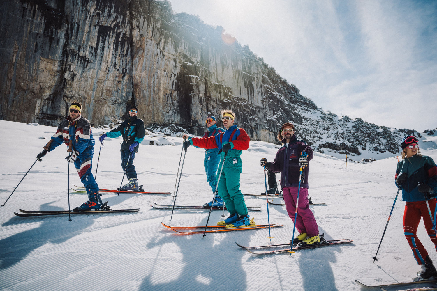 90's Ski-Party zum Saisonabschluss